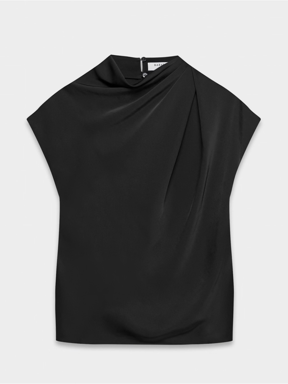 NWT Babaton Pale Black nominee blouse small